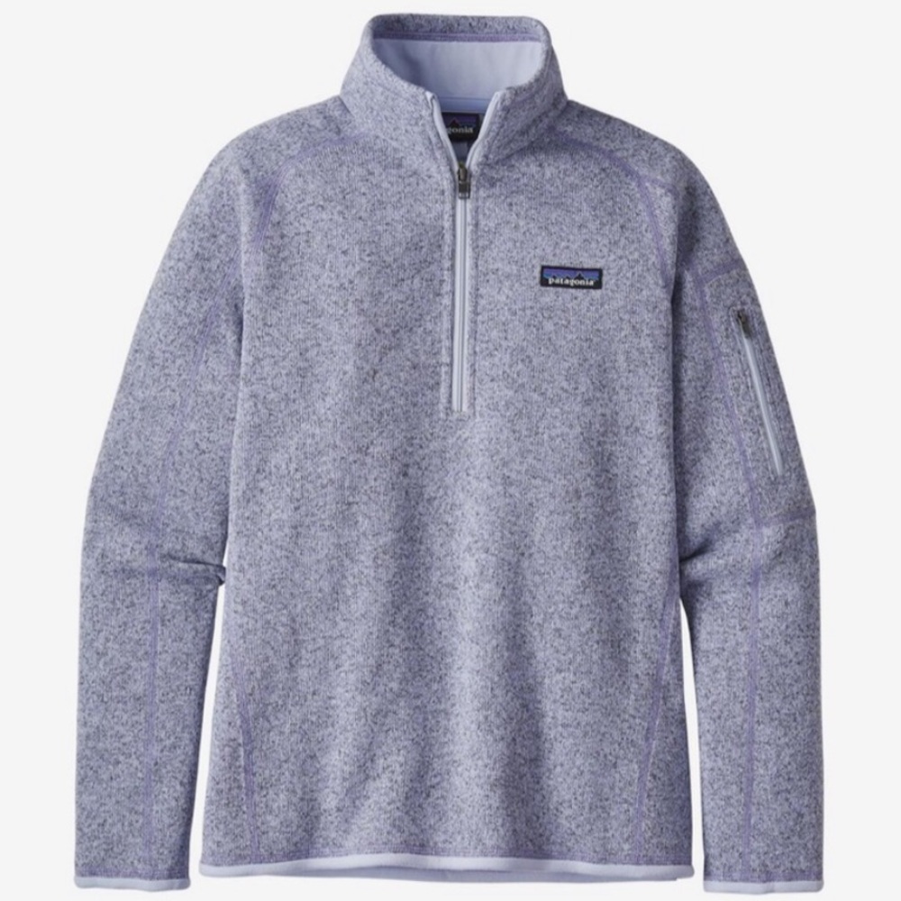 PATAGONIA Better Sweater Gray Quarter Zip Pullover XS - Picture 6 of 7